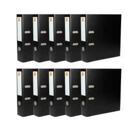 10x Segregator A4/75 czarny Tamto