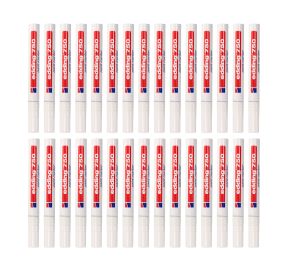 30x Marker olejowy 2.0-4.0mm biały okrągły Edding 750