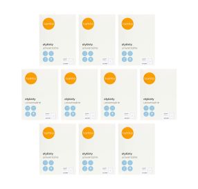 10x Etykiety uniwersalne 210x297/1 białe Tamto (100)