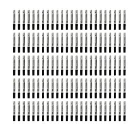 120x Marker olejowy 2.5mm czarny okrągły Toma TO420