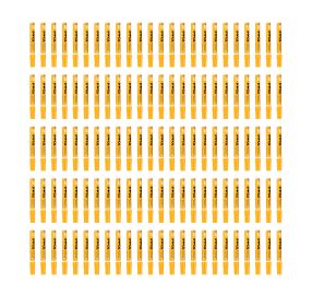 120x Marker olejowy 2.5mm żółty okrągły Toma TO420