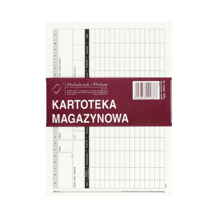 Kartoteka Magazynowa A Mp