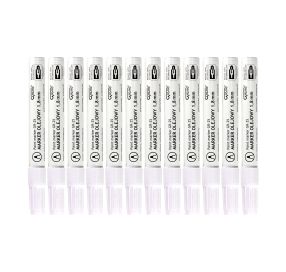 12x Marker olejowy 1.8mm biały okrągły Grand