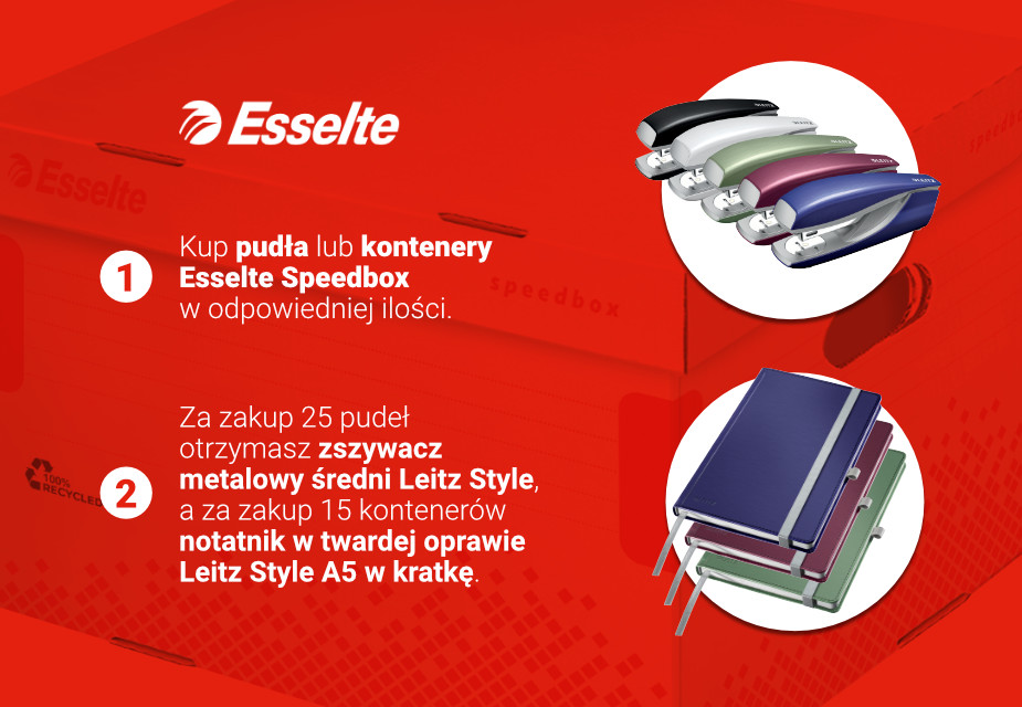 Promocja Esselte Speedbox