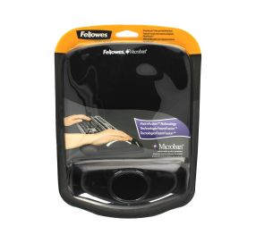 Podkładka mysz nadgarstek czarna Fellowes 9252003