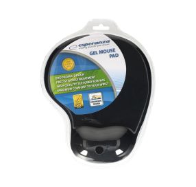 Podkładka mysz nadgarstek czarna Esperanza EA137K
