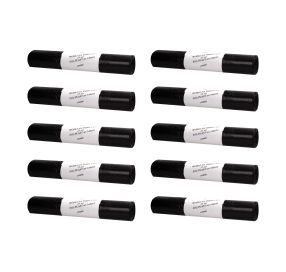 10x Worki śmieci 35l czarne LDPE Fol-Plast (25)