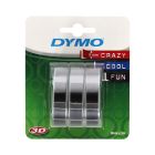 Taśma 9mmx3m czarna Dymo 3D blister(3)