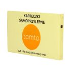 Karteczki samoprzylepne 75x125/100 żółty Tamto