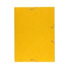 Teczka gumka A4 żółta preszpan Bantex