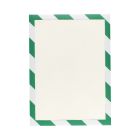 Ramka magnetyczna A4 zielono/biała Security samop