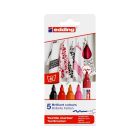 Marker tkaniny 2.0-3.0mm 5kol kolory/ciepłe Edding 4500