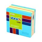 Karteczki samoprzylepne 51x51/250 niebiesk neon/past StickN