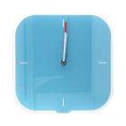 Zegar ścienny niebieski Cosy Leitz 90170061