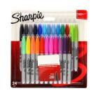 Marker permanentny 1.00mm 24kol okrągły Sharpie Fine