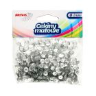 Cekiny matowe srebrne M20 Brewis 6mm