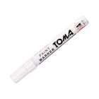 Marker olejowy 2.5mm biały okrągły Toma TO440.