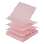 Karteczki samoprzylepne 76x76/100 różowe harm D'Rec