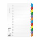 Przekładki kartonowe A4 1-12 numeryczne Biurfol