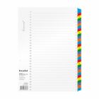 Przekładki kartonowe A4 1-31 numeryczne Biurfol