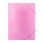 Teczka gumka A4/PP pastel różowy Biurfol