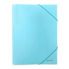 Teczka gumka A4/PP pastel niebieski Biurfol