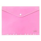 Teczka kopertowa A4/PP pastel różowy zawieszana Biurfol