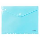 Teczka kopertowa A4/PP pastel niebiesk zawieszana Biurfol