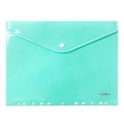 Teczka kopertowa A4/PP pastel zielony zawieszana Biurfol