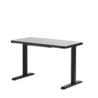 Biurko regulowane elektrycznie szklane czarne ONYX