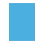 Karton kolor A1 niebieski 170g HappyColo