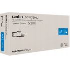 Rękawice lateksowe pudrowane M Santex (100)