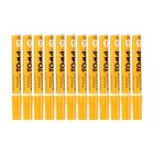 12x Marker olejowy 2.5mm żółty okrągły Toma TO420
