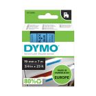 Taśma 19mmx7m czarno/niebiesk Dymo 45806