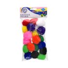 Pompon dekoracyjny 40mm TęczoweKulki XXL 335119015