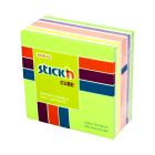 Karteczki samoprzylepne 76x76/400 pastel neon StickN 21537