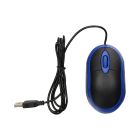 Mysz optyczna przewodowa USB czarna/nieb Omega OM-06BL