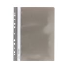 Skoroszyt sztywny/perfora A4/PVC szary Biurfol SH-01