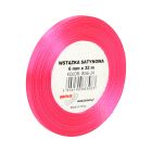 Wstążka dekoracyjna satynowa 6mm/32m jasnoróżowy Brewis 14