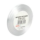 Wstążka dekoracyjna satynowa 6mm/32m stalowa Brewis 36