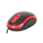 Mysz optyczna przewodowa USB czarna/czer Omega OM-06V