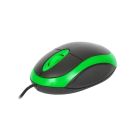 Mysz optyczna przewodowa USB czarna/ziel Omega OM-06G