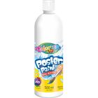 Farba plakatowa biała 500ml Colorino