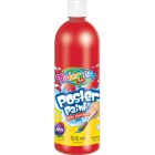 Farba plakatowa czerwona 500ml Colorino