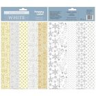 Papier ozdobny 20x29 mix White/mix HappyColor (10)