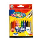 Kredki świecowe 12kol wymazywalne Colorino 91992PTR