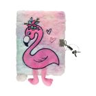 Pamiętnik kłódka A5/96 Włochacz MLF Tropical Flamingo