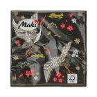 Serwetki 33x33 3w Embroidered Cranes 054301 (20)