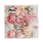 Serwetki 33x33 3w Pink Roses In Vintage Vase 048201 (20)