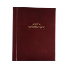 Teczka akta osobowe bordowa Barbara ABCDE